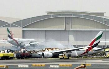 تحطم طائرة في دبي الامارات - توضيحية