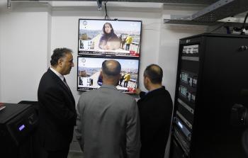 تدشين الهيئة العامة للاذاعة والتلفزيون المحطة الأرضية للأقمار الصناعية