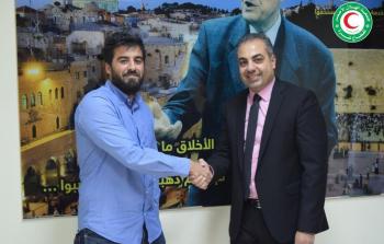 توقيع اتفاقية بين الهلال الأحمر لقطاع غزة ومؤسسة GVC الايطالية