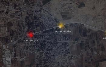 صورة توضيحية لمكان تفجير موكب رئيس الوزراء في 13 مارس الماضي