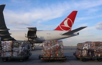 الشحنة الثانية من المساعدات الطبية التركية لفلسطين