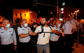 المواجهات بين الشرطة الإسرائيلية و المتظاهرين - أرشيفية 