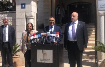 الايجاز الصحفي للحكومة الفلسطينية برام الله