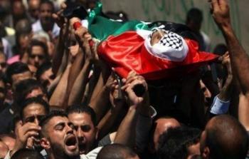 تشييع جثمان شهيد فلسطيني -ارشيف-