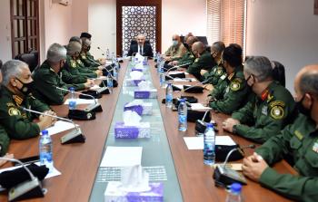 لقاء رئيس الوزراء الفلسطيني مع قادة الأجهزة الأمنية- رام الله