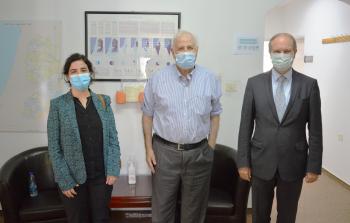 رئيس لجنة الانتخابات يبحث مع القنصل الفرنسي الانتخابات العامة