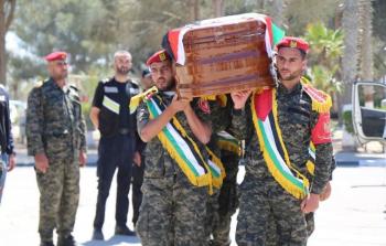 تشييع جثمان القيادي بالشعبية رباح مهنا في غزة