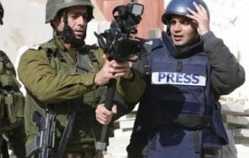 انهاكات بحق الصحفيين الفلسطينيين 