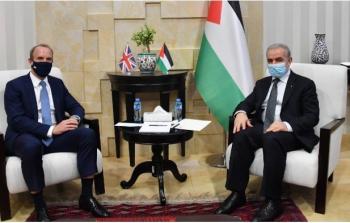 اشتية مع وزير الخارجية الفرنسية