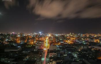 مدينة غزة ليلا
