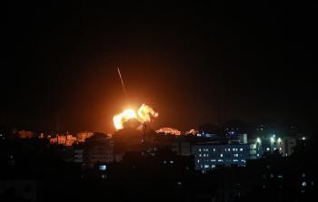 قصف غزة - ارشيفية
