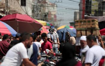 أسواق غزة استعدادا لعيد لفطر