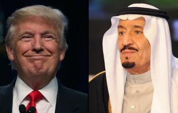 العاهل السعودي الملك سلمان والرئيس الأميركي دونالد ترامب