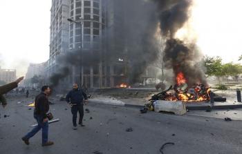 5 إصابات بانفجار سيارة في حي الدقي بالجيزة المصرية