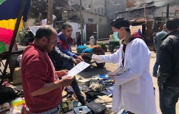 دائرة شؤون اللاجئين في منظمة التحرير تواصل أنشطتها الوقائية لمواجهة كورونا