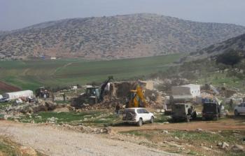 الاحتلال يهدم مسكنين شرق طوباس بحجة البناء غير المرخص
