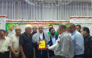 النائب المصري يشارك في حفل تكريم مدير تعليم شمال غزة