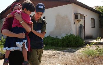 رحيل عائلات إسرائيلية من مستوطنات غلاف غزة - أرشيفية