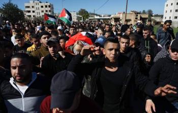 تشييع شهيد فلسطيني - ارشيف