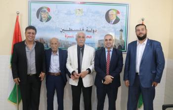 أبو النجا يستقبل وفداً من أعضاء المجلس الثوري لحركة فتح بغزة