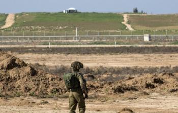 جندي إسرائيلي قرب حدود قطاع غزة  - أرشيفية -