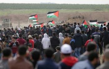 مسيرات العودة شرق غزة - ارشيفية