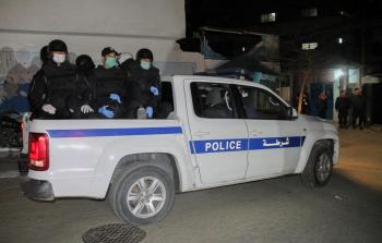 الشرطة الفلسطينية في غزة كورونا