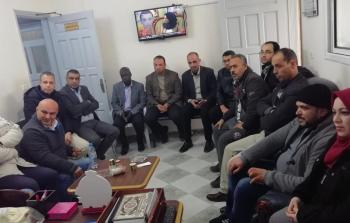  أطر ومؤسسات صحفية تجري زيارة تضامنية لتلفزيون فلسطين في غزة