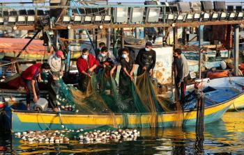 صيادو غزة صباح اليوم