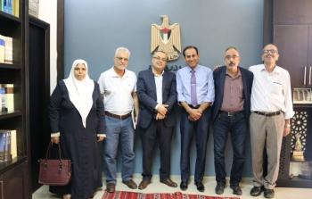 الوزير ابو سيف يلتقي جمعية المؤرخين الفلسطينيين