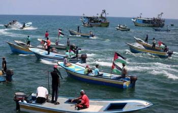 فعاليات الحراك البحري في غزة