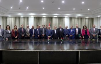 اللقاء المشترك بين وزيري الاقتصاد الأردني والفلسطيني ورجال أعمال