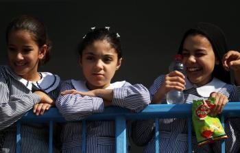طلاب مدارس الأونروا في غزة - أرشيف