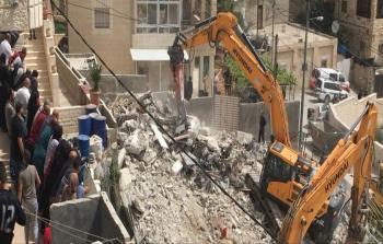 هدم قوات الاحتلال الإسرائيلي لمنازل السكان في القدس