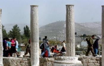 اقتحام الموقع الأثري في سبسطية