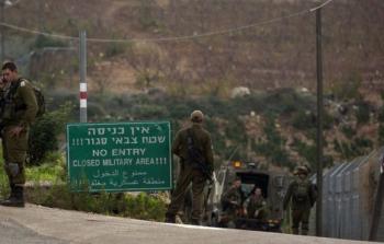 جنود من الجيش الإسرائيلي على الحدود مع لبنان