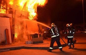 حريق في سوق تبريز