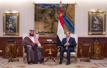 الرئيس المصري عبد الفتاح السيسي وولي العهد السعودي محمد بن سلمان 