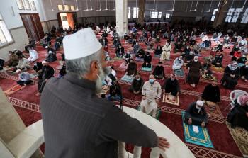 صلاة الجمعة الأخيرة في المسجد الكبير بخانيونس