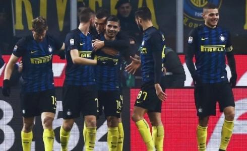 فرحة لاعبي إنتر ميلان