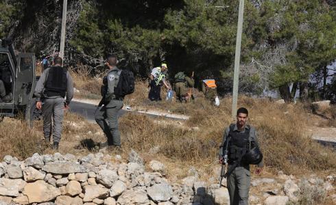 من مكان العثور على جثة الجندي الإسرائيلي قرب عتصيون