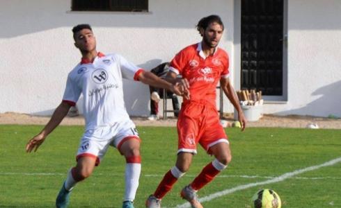 جانب من لقاء الأهلي وغزة الرياضي
