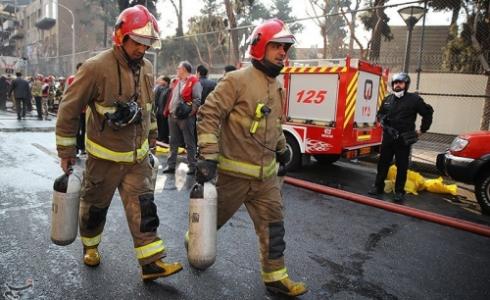 مقتل 30 رجل اطفاء في طهران