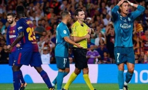 طرد كريستيانو أمام برشلونة