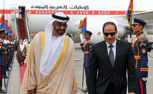  الرئيس عبد الفتاح السيسي وولي عهد أبوظبي الشيخ محمد بن زايد