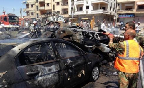 انفجار سيارة مفخخة في دمشق/ أرشيفية