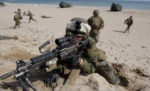 جندي أميركي في تدريب بكوريا الجنوبية