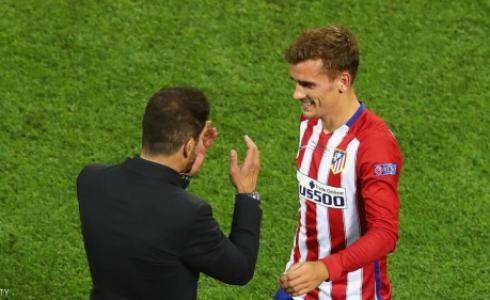 غريزمان رهن مستقبله مع أتلتيكو مدريد بقرار سيميوني
