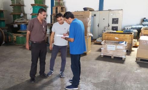 لجنة الاشراف والرقابة في مصلحة مياه بلديات الساحل في غزة