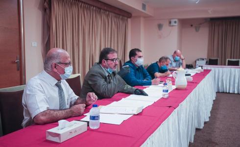 اجتماع اتحاد البلديات مع الوفد الوزاري